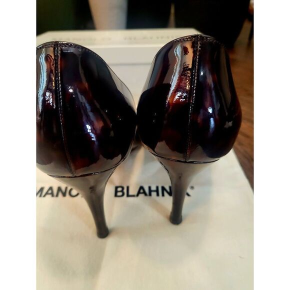 Manolo Blahnik brown sandal size 38.5 - Picture 5 of 7